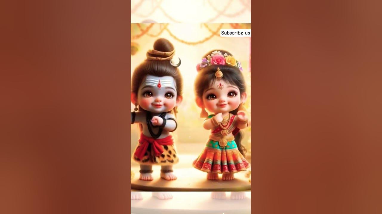 "Cute Baby Shiva & Parvati – Folk Dance✨😍"#shorts #trending #devotional #shiv #shiva #sivan