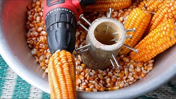 How to Make a simple Corn Sheller at home |DIY