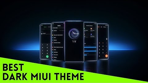 Best dark MIUI theme | green dark MIUI 11 theme | #xiaomi