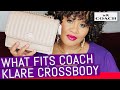 What Fits In My Bag | Coach Klare Crossbody With Linear Quilting