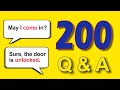 200 Most Common Questions and Answers in English || English Conversations You Need Everyday