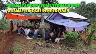 Suasana Hangat Dan Riang Gembira Di Acara Selamatan Dan Serah Terima Kunci Bedah Rumah.