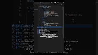 Javascript Básico #68: Generando texto desde javascript, entrada de datos #dev #programacion #html