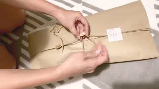 Unwrapping Macrame Angel Wings