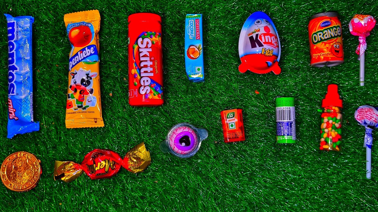 Satisfying ASMR Unboxing Giant Rainbow Lolipop Candy Cutting Sound l Satisfying Candy Cutting ASMR