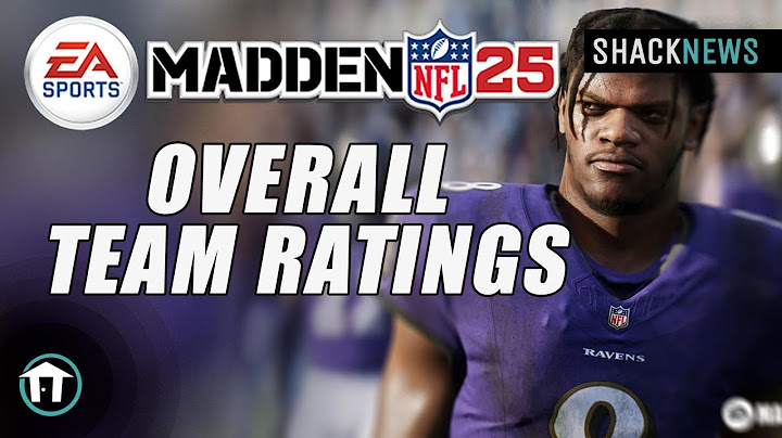 Madden NFL 25 - Overall Team Ratings