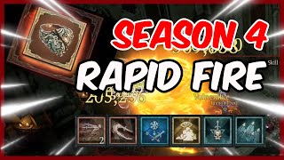 [DIABLO 4] BEST Rogue Build In Season 4? Rapid Fire Rogue Showcase