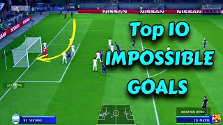 FIFA 20 - Top 10 IMPOSSIBLE GOALS