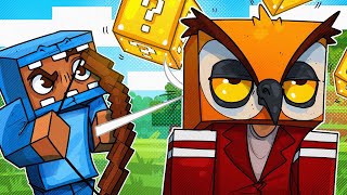 LUCKY BLOCK DEATHRUN & LUCKY BOW BATTLE! - MINECRAFT