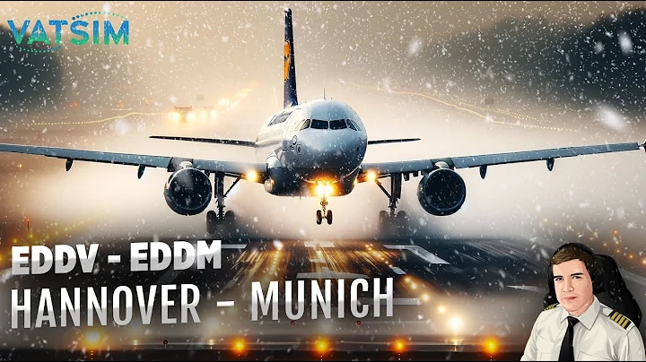 Thrilling Lufthansa A320 Flight: Hannover to Munich - Experience Low Visibility Landing