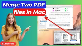 How to Merge Two PDF files in Mac | Combine Multiple PDF Files into One PDF