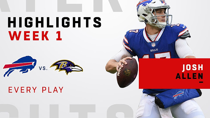 Every Josh Allen Play from NFL Debut!