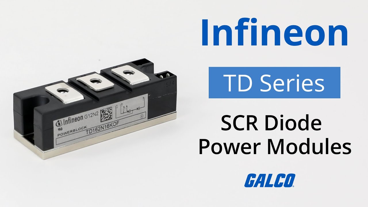 Infineon's TD Series, SCR Diode Power Modules - YouTube
