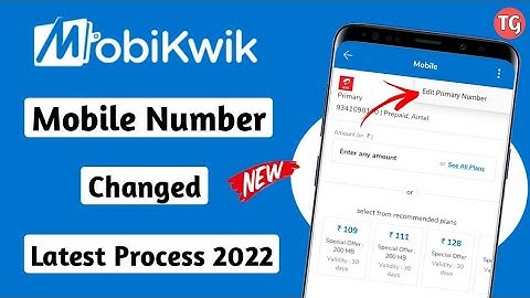 MobiKwik primary number change kaise karen | How to change mobiKwik primary number