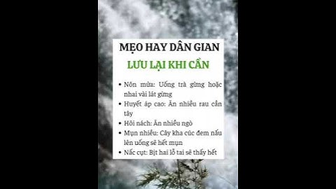 Mẹo Hay Dân Gian Lưu Lại Khi Cần #dsdaiminh #health #shorts