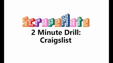 ScrapeMate 2 Minute Drill: Craigslist Jobs