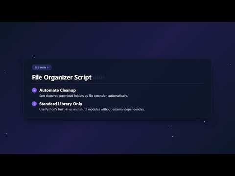 Python Automation Scripts: 5 Fast Projects in 10 Minutes