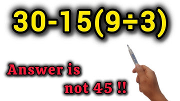 POV: Most People Get This Math Problem Wrong!