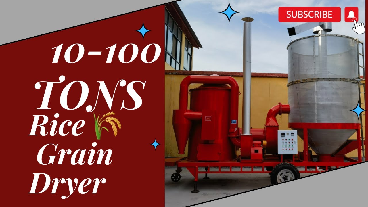10-100 Tons Capacity Industrial Rice 🌾 Grain Dryer/Dry After Parboiled ...