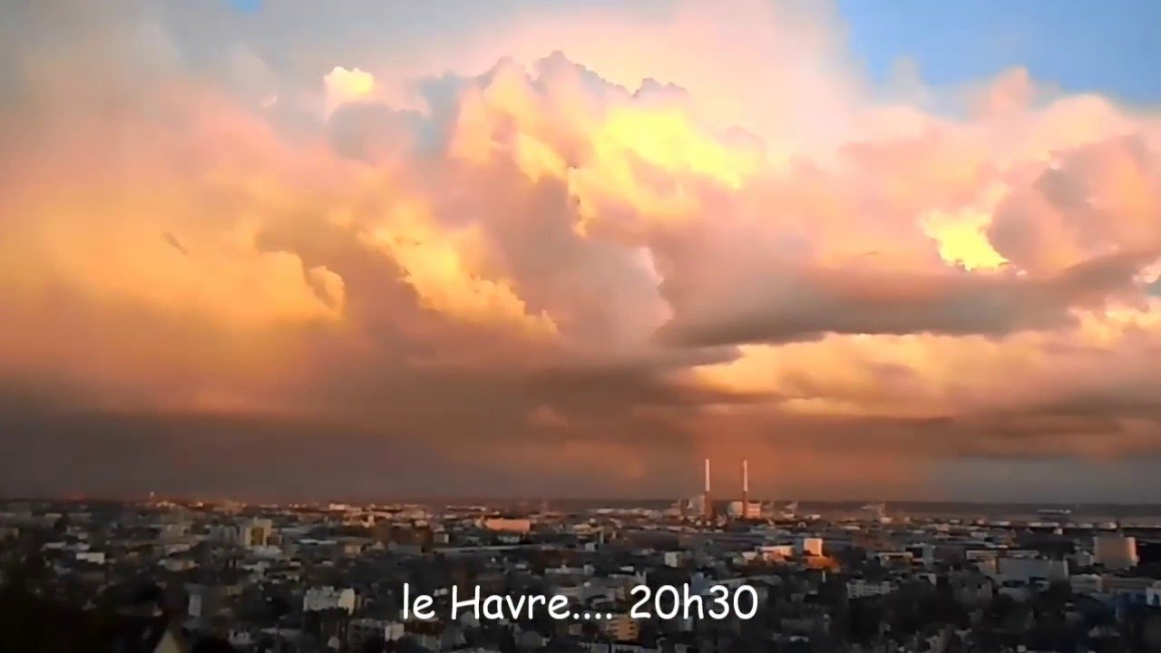 orage au Havre YouTube
