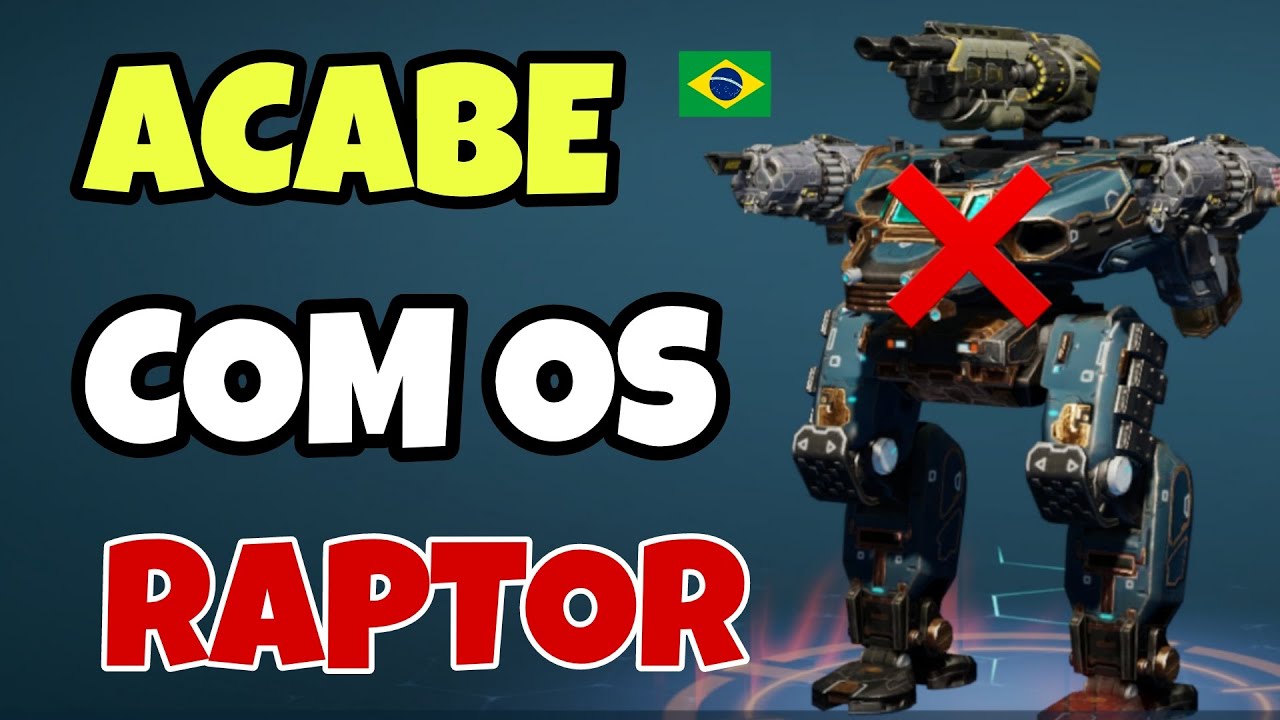 War Robots!! Montei um Hangar Anti-Raptor, Será Que Funcionou ?? - YouTube