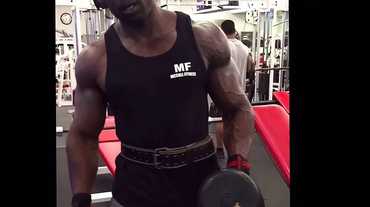 Ifbb pro Leon McCall arm training