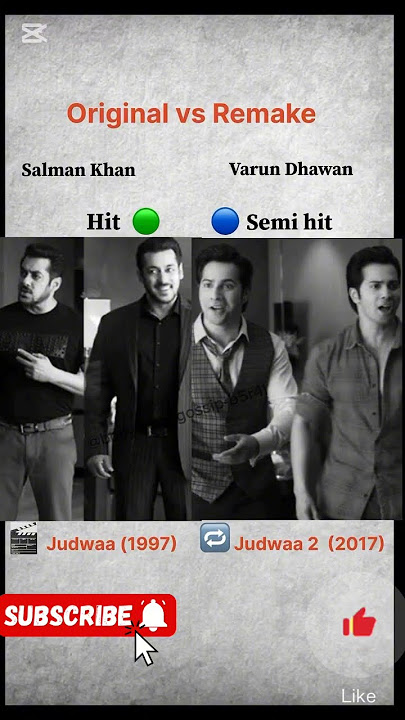 Orginal vs remake#sharukhkhan#salmankhan#ajya#varundhawan #bollywood#viral#viralvideo#trending