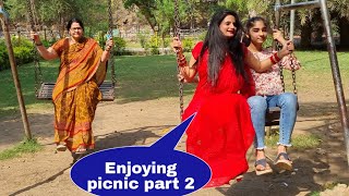 Enjoying in a Adventure park||Family picnic part 2.