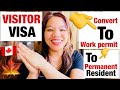 VISITOR VISA | HOW TO CONVERT VISITOR VISA INTO Work permit to permanent resident | Sarah buyucan