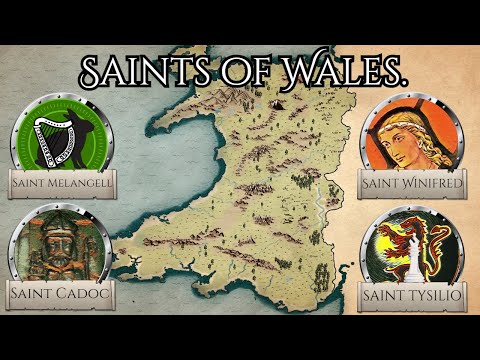 Early medieval figures from Welsh history part 5, Saints of Wales.