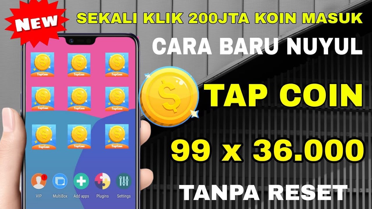 BERHASIL 1000% | CARA NUYUL TAP COIN sehari Rp500.000 | Aplikasi ...