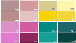 Latest colour combination with colour code for bedroom and living room idea |wall colour combination