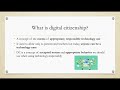Brief description of nine elements of digital citizenship