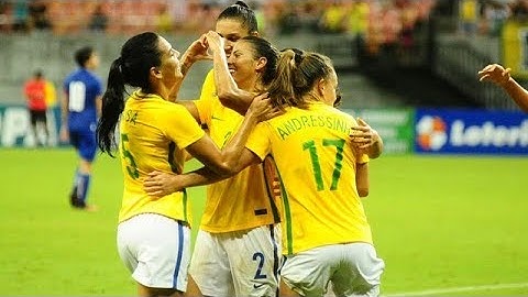 Copa Caixa de Futebol Feminino  Brasil x Itália   Jogo Completo