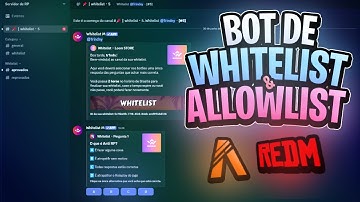 BOT PARA FIVEM E REDM (WHITELIST E ALLOWLIST) NO DISCORD!