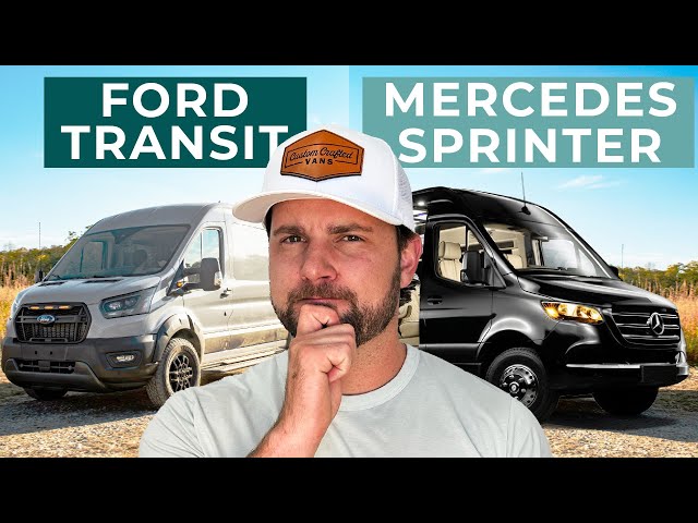 Ford Transit vs Mercedes Sprinter Van (One BIG Difference!!)