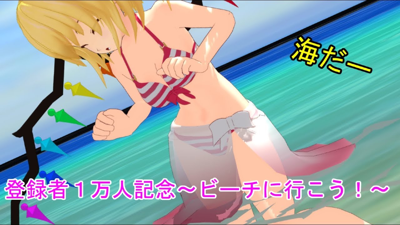 【ゆっくり茶番劇】登録者1万人記念~ビーチに行こう!~