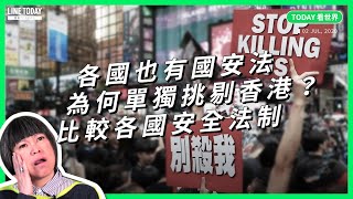 各國也有國安法 為何單獨挑剔香港？比較各國安全法制【TODAY 看世界】