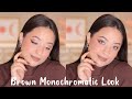 Graphic Eyeliner | Brown Monochromatic Makeup Look | Ridhi Dua