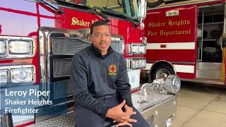 Leroy Piper - Shaker Heights Firefighter/Paramedic