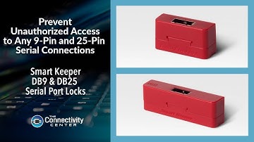 Smart Keeper DB9 and DB25 Serial Port Lock
