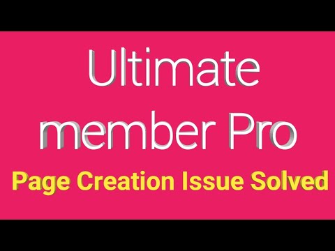 How to Create custom Page Ultimate member pro #digitalbyniraj #ultimate #member