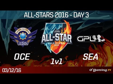 OCE vs BR - All Stars 2016 - Day 3 1v1 - League of Legends