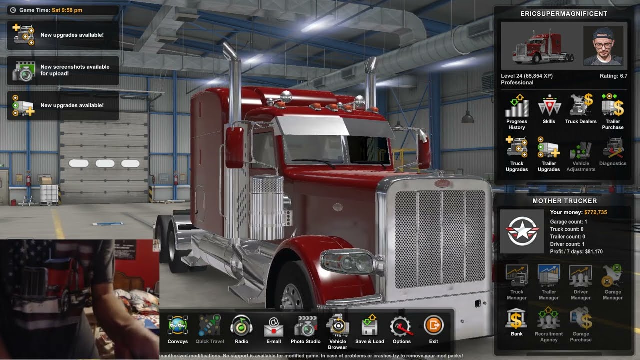 American Truck Simulator Episode 28 - Short Drive - YouTube