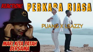 SHINE OF BLACK_PERKARA BIASA - Puang X Leazzy / (Official Music Video) REACTION | Ini Beta Oncu‼️