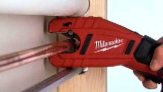 Milwaukee 2471-20 M12 Cordless Lithium Ion 500 RPM Copper Pipe and Tubing  Cutter Adjustable from 3/8 to 1â€ Diameters (Battery Not Included, Power
