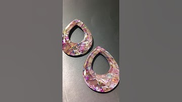 Easy Polymer Clay Earrings Tutorial #easyearrings #jessamatutorials #polymerclay