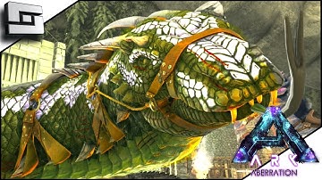 ARK ABERRATION! TAMING A BASILISK! ( Ark Aberration Gameplay )