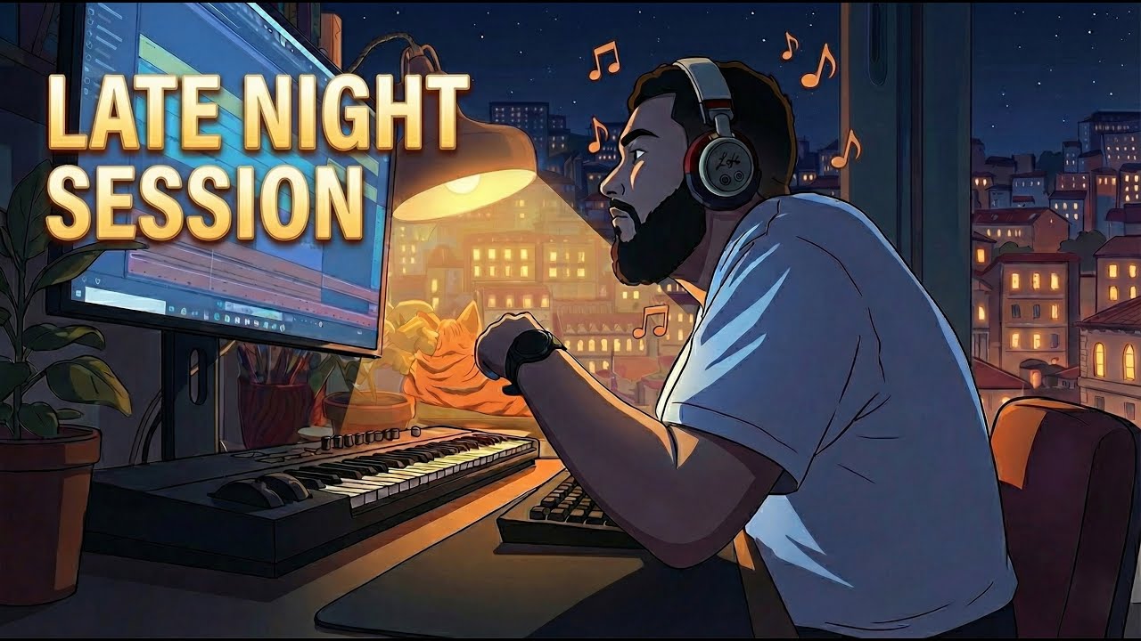 Late Night Session - Chill Lofi Hip Hop Beat [75 BPM] - YouTube