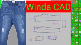 how to paint pattern making  | (Part 1). Winda cad basic tutorial